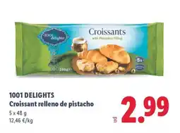 Lidl 1001 DELIGHTS Croissant relleno de pistacho oferta