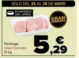 Supeco Pechuga Gran Formato oferta