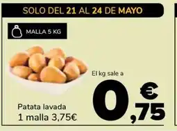 Supeco Patata lavada oferta