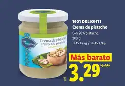 Lidl 1001 DELIGHTS Crema de pistacho oferta