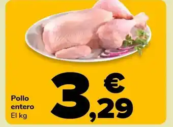 Supeco Pollo entero oferta