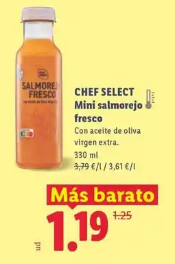 Lidl CHEF SELECT Mini salmorejo fresco oferta