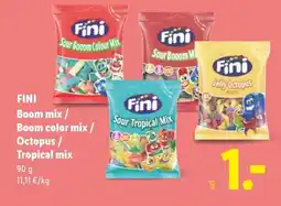 Lidl FINI Boom mix / Boom color mix/ Octopus / Tropical mix oferta