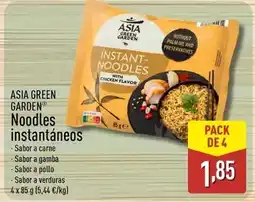 ALDI Asia green garden - noodles instantaneos oferta