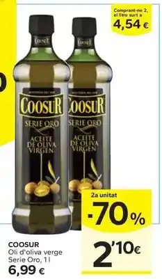 Caprabo Coosur - oli d'oliva verge serie oro oferta