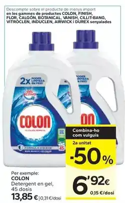 Caprabo Colon - detergent en gel oferta