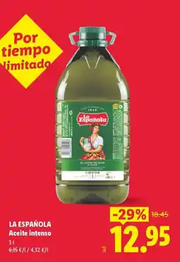 Lidl LA ESPAÑOLA Aceite intenso oferta
