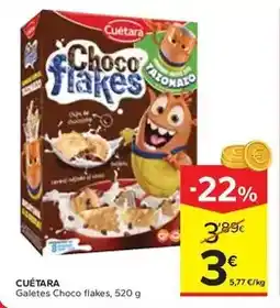 Caprabo Cuétara - galetes choco flakes oferta