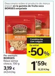 Caprabo Borges - nous sense closca oferta