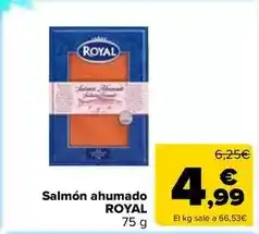 Carrefour Market Royal - salmó fumat oferta