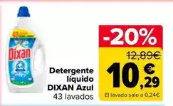 Carrefour Market Dixan - detergent liquid blau oferta