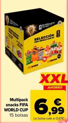 Carrefour Fifa world cup - multipack snacks oferta