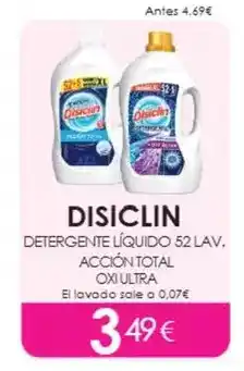 Disiclin - detergente líquido accion total/ oxi ultra