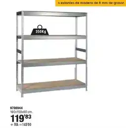 Optimus Ironside - estantes de madera de grosor oferta