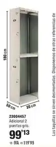 Optimus 23004457 las taquillas se sirven desmontadas oferta