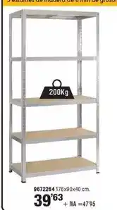 Optimus Estantes de madera oferta