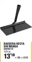 Raedera recta sin mango