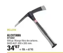 Bellota - alcotana