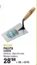 Optimus Bellota - paleta oferta