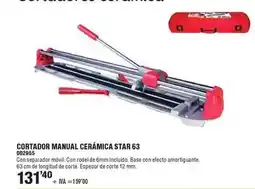 Optimus Cortador manual cerámica star 63 oferta