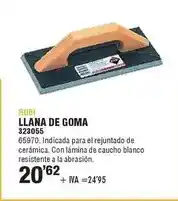 Optimus Rubi - llana de goma oferta