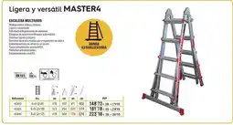 Optimus Ligera y versátil master4 escalera multiusos oferta