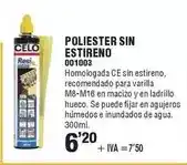 Optimus Poliester sin estireno oferta