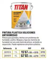 Optimus Titan - pintura plastica soluciones antihumedad oferta