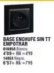 Optimus Base enchufe sin tt empotrar oferta