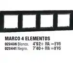 Optimus Marco 4 elementos oferta
