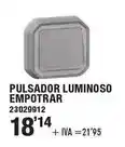 Optimus Pulsador luminoso empotrar oferta