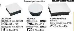 Optimus Tapa con garra metalica oferta