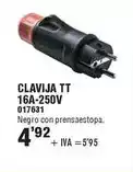 Optimus Clavija tt 16a-250v oferta