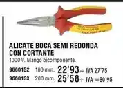 Optimus Alicate semi redonda con cortante oferta