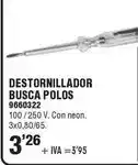 Optimus Destornillador busca polos oferta