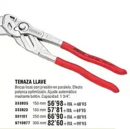 Optimus Knipex - tenaza llave oferta