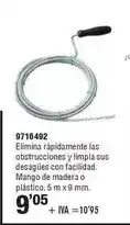 Optimus Elimina rápidamente las obstrucciones y limpia sus desagües con facilidad oferta