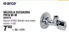 Optimus Arco - valvula escuadra pn16 m-m oferta