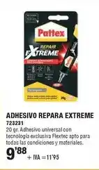 Optimus Pattex - adhesivo repara extreme oferta