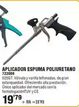 Optimus Aplicador espuma poliuretano oferta