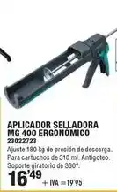 Optimus Aplicador selladora mg 400 ergonomico oferta