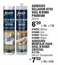 Optimus Bostik - adhesivo sellador h750 seal n bond premium oferta