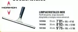 Optimus Morimon - limpiacristales inox oferta