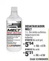 Optimus Desatascador melt oferta