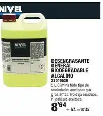 Optimus Desengrasante general biodegradable alcalino oferta