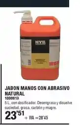 Optimus Jabon manos con abrasivo natural oferta