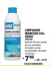 Optimus Hg - limpiador manchas cal-oxido oferta