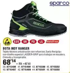 Optimus Sparco - bota indy ranger oferta