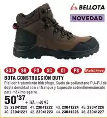 Optimus Bellota - bota construcción duty oferta