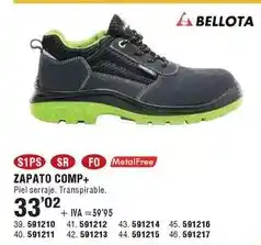 Optimus Bellota - zapato comp+ oferta